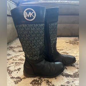 Michael Kors girls tall black boots!